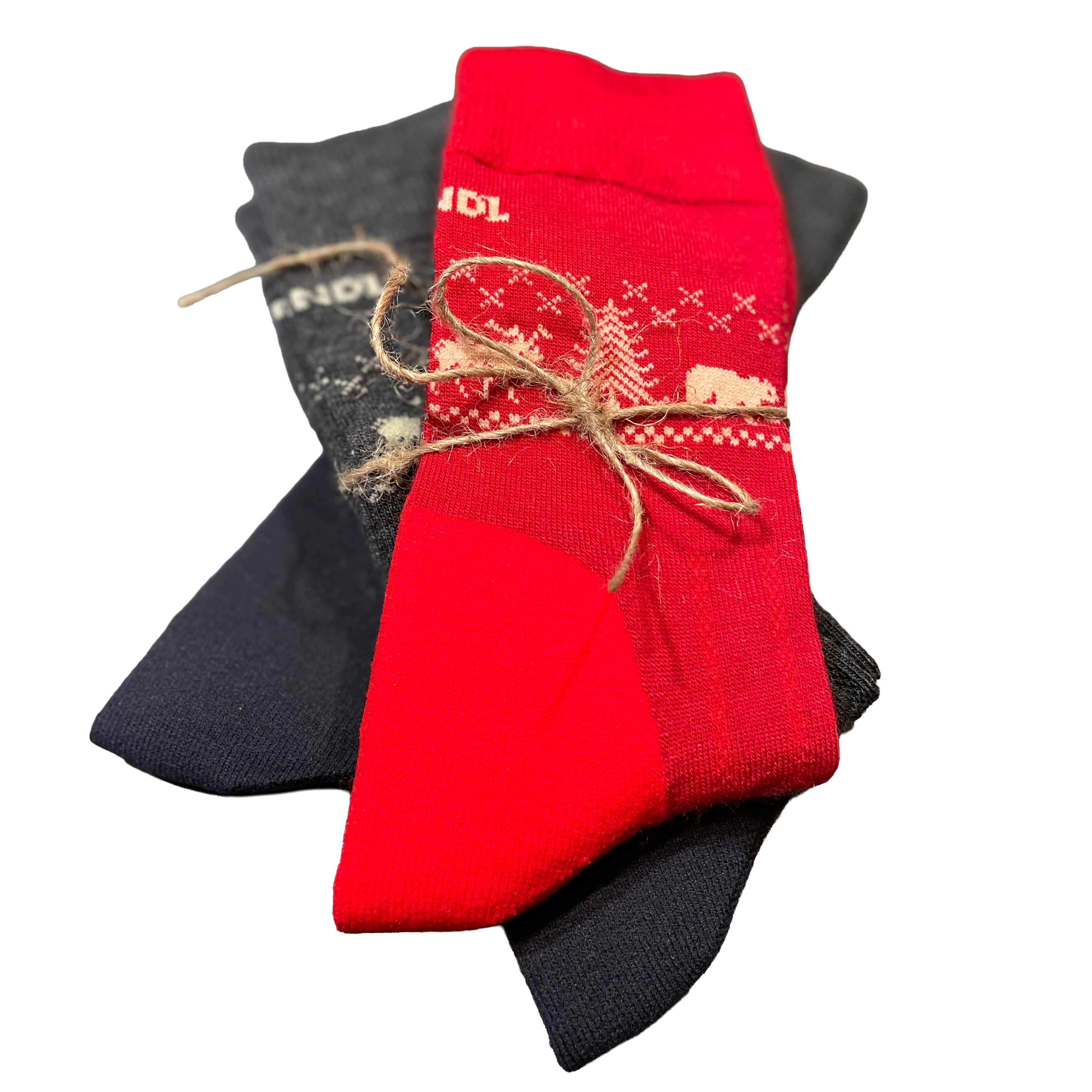 Multifunktionell strumpa "X-mas" Grå